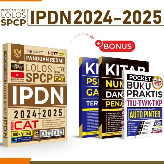 BUKU IPDN PANDUAN RESMI LOLOS SPCP IPDN TERBARU - IPDN2025 SAJA