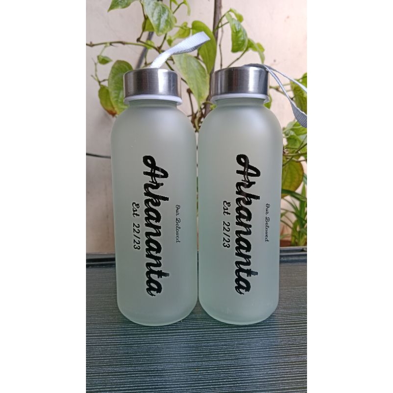 Souvenir botol minum + sablon custom