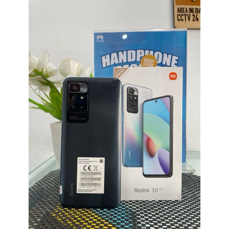 REDMI 10 2022 6/128GB || SECOND BERGARANSI || ORI