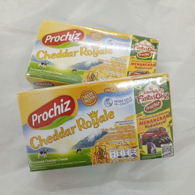 

Keju Prochiz cheddar royale 160gr