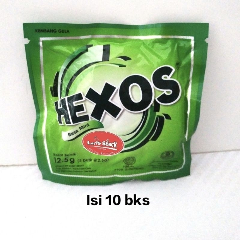 

Hexos Mint Permen Pelega Tenggorokan (Isi 10 pcs)