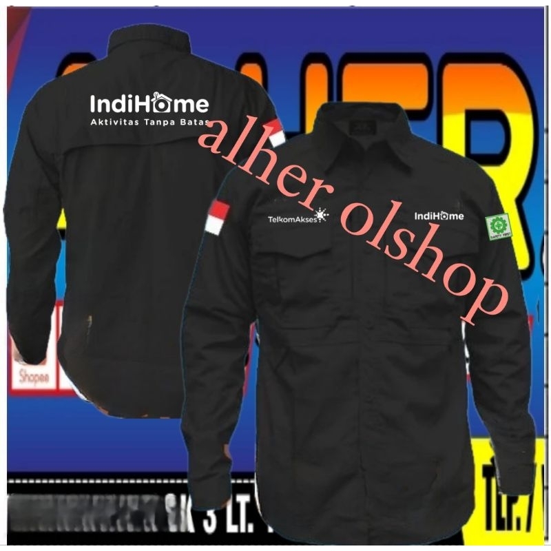 Kemeja tactical Indihome baju tactical Indihome seragam tactical Indihome kemeja Indihome baju Indih