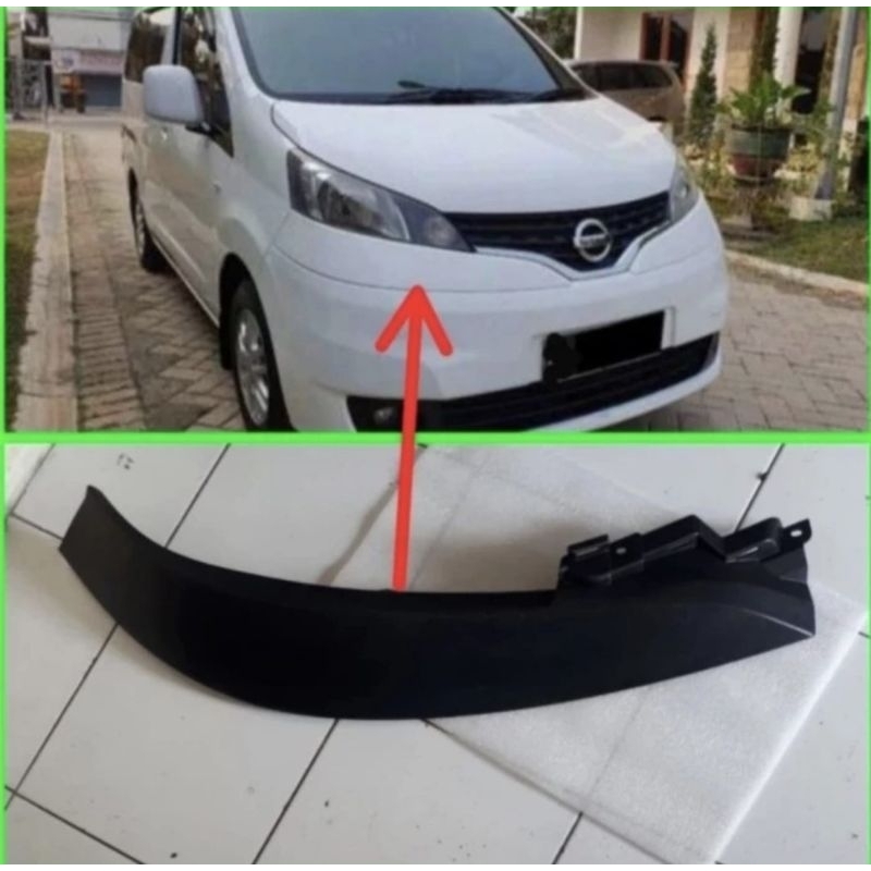 Cover Atas Bemper Nissan Evalia Original