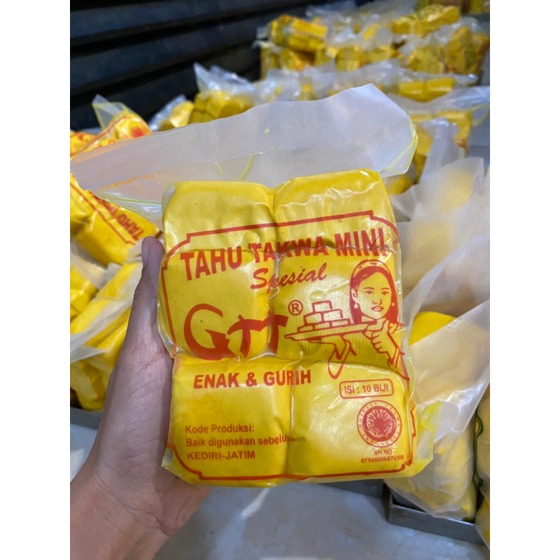 

Tahu Takwa Mini Tahu Kuning Mini Khas Kediri Isi 10 Pcs