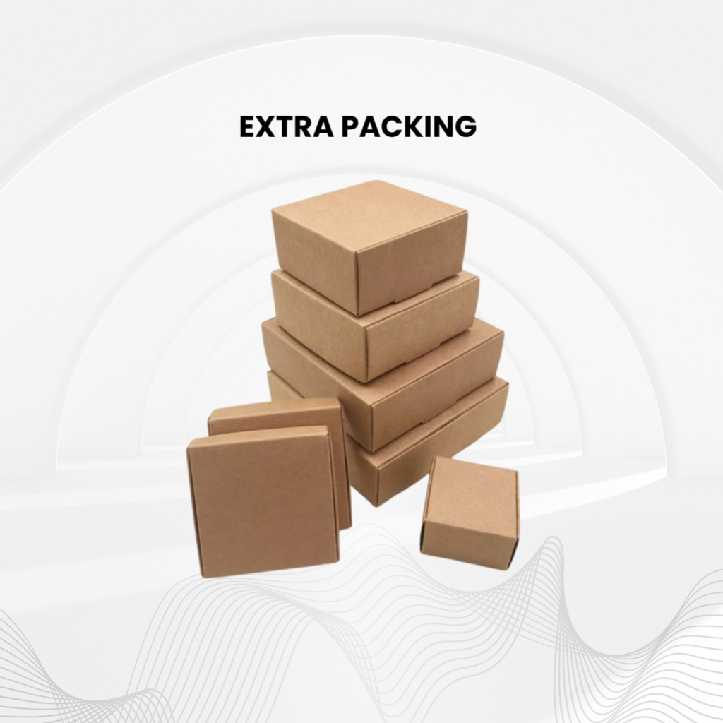 

Tambahan Extra packing pengaman pengiriman