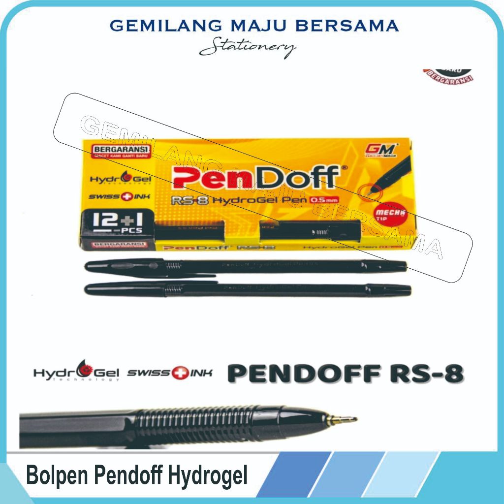 

Bolpen Pendoff Hydrogel Hitam (Harga Per Lsn = 12 buah)
