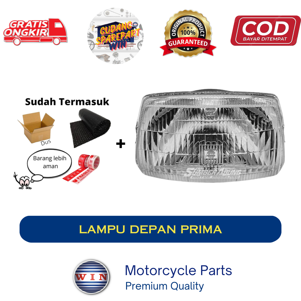 reflektor lampu depan honda prima WIN