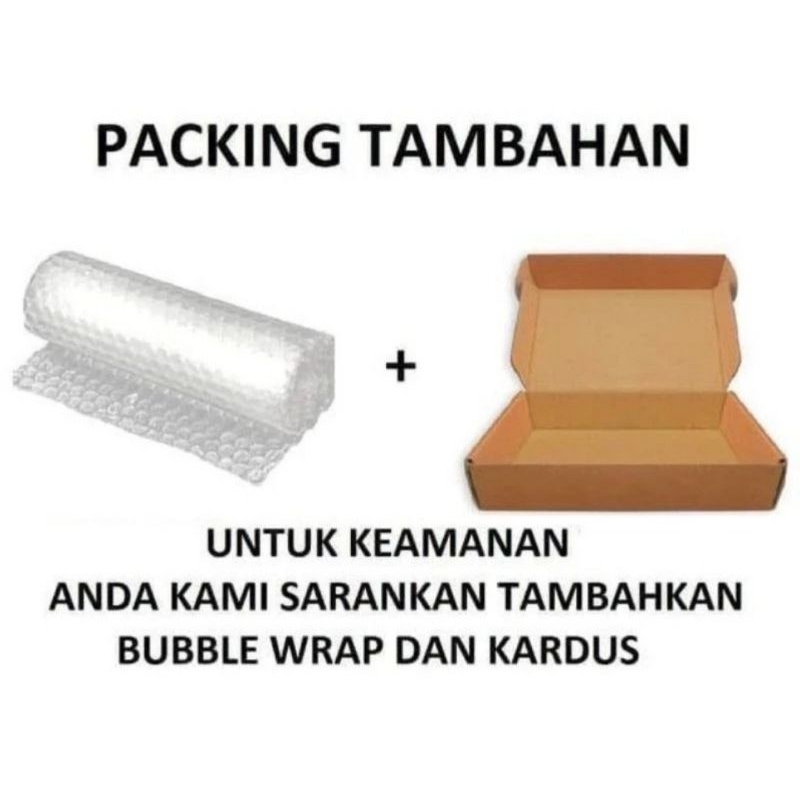 

tambahan Bublbe wrap+dus