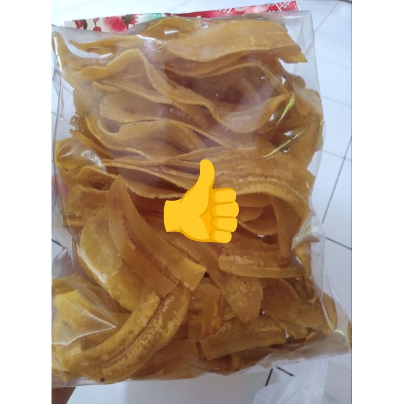 

keripik pisang kepok gurih 1kg