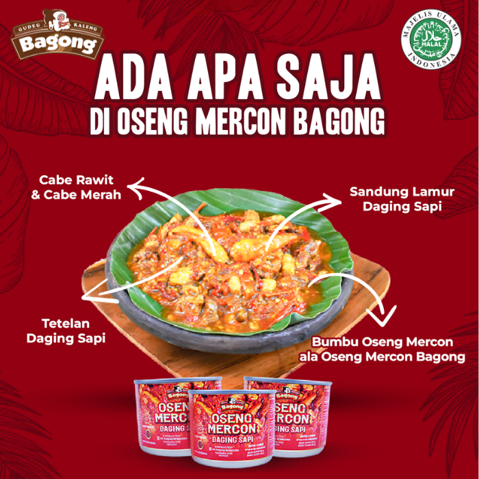 

Gudeg Bagong Oseng Mercon Daging Sapi Pedas Asli Jogja