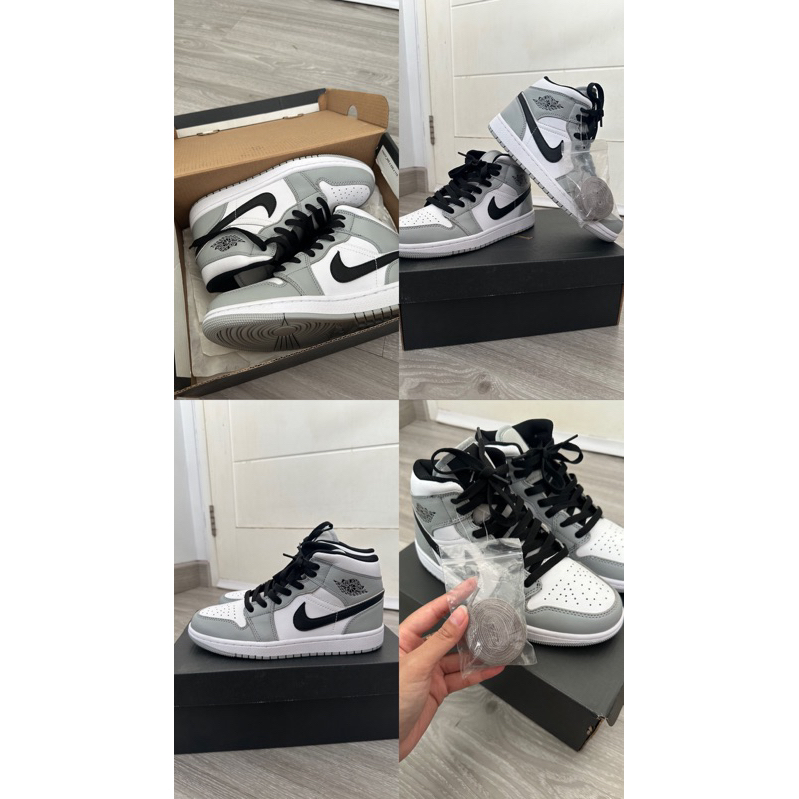 Nike Air Jordan 1 Mid Light Smoke Grey