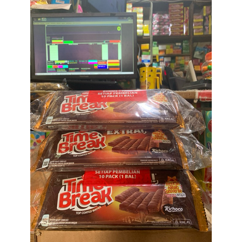 

NABATI TIME BREAK COKLAT isi 10