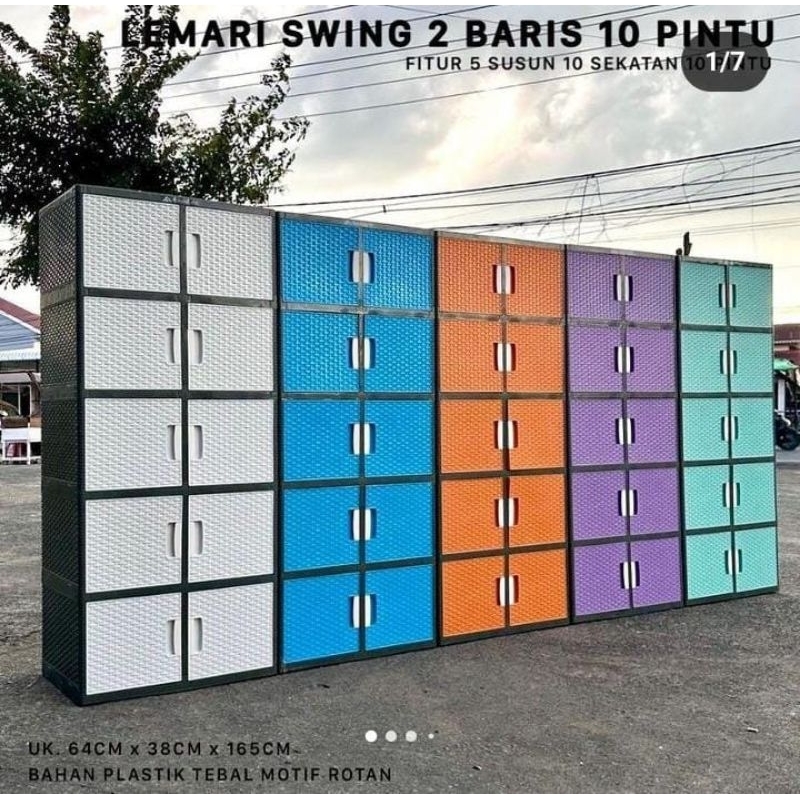 Lemari Fawsline Jumbo 5 Susun | Lemari Fawsline swing color 5 susun