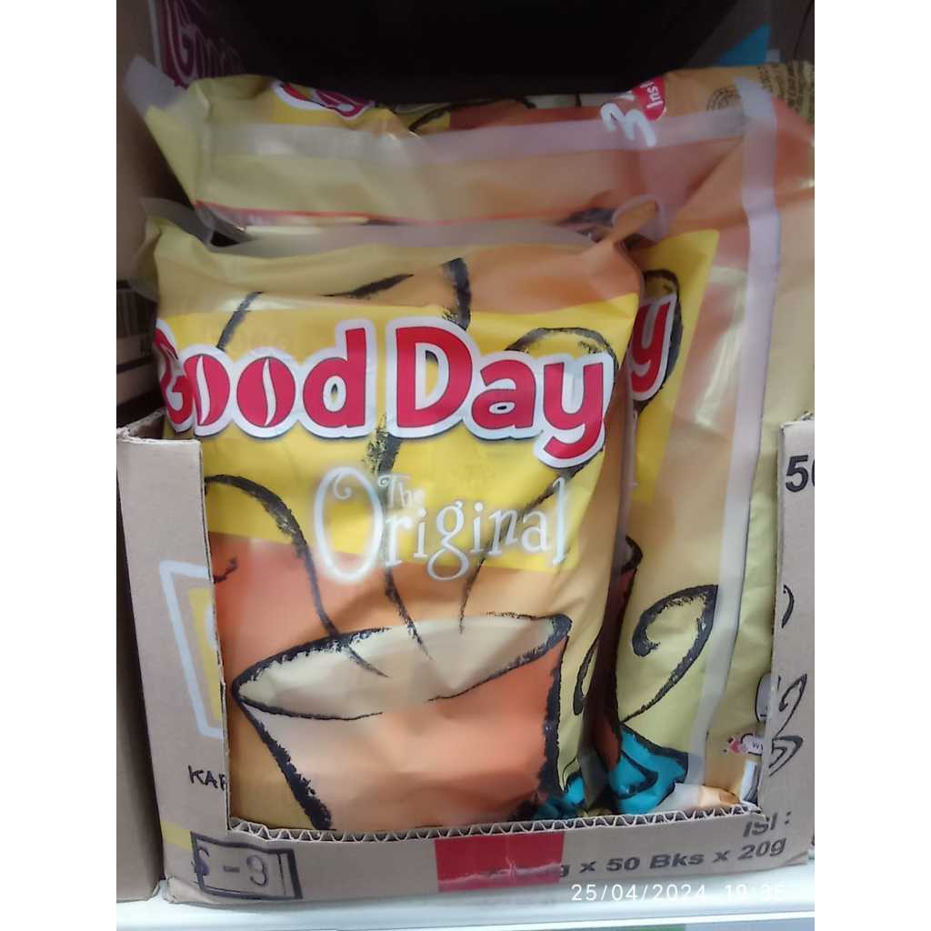 

GOOD DAY KOPI INSTAN 3 IN 1 ORIGINAL BAG 50X20GR