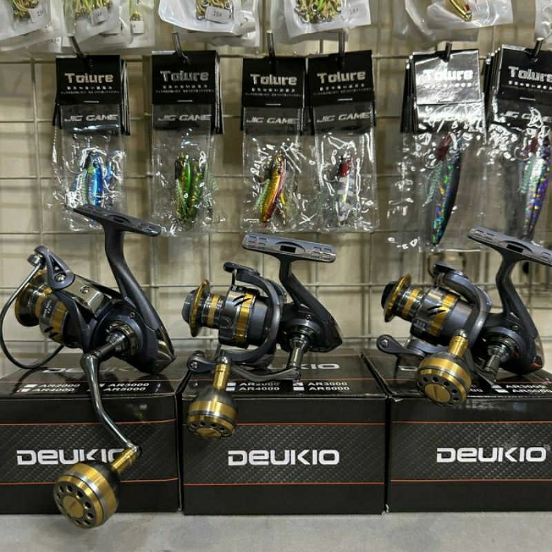 Spinning Reel Deukio 2000 3000 4000 ( bukan power handle)