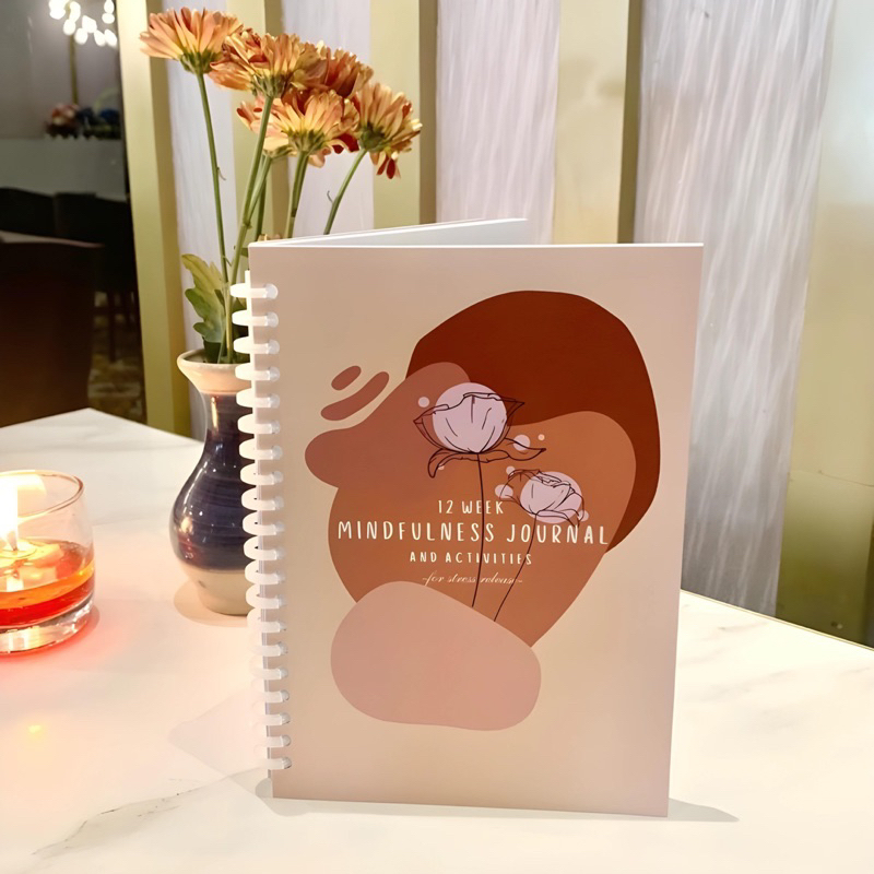

Notebook Mindfulness Journal (50 lembar) | Gratitude Healing Journal Binder Planner