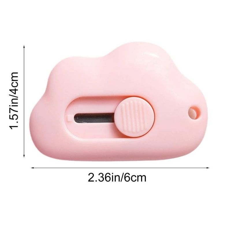 

Cutter Mini Viral Motif Awan Lucu / Pisau Kecil / Alat Potong Lipat / Paper Cut Bandung
