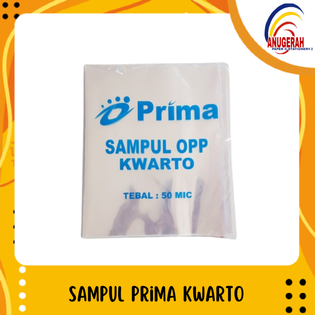 

PRIMA QUARTO SAMPUL PLASTIK (PAK)