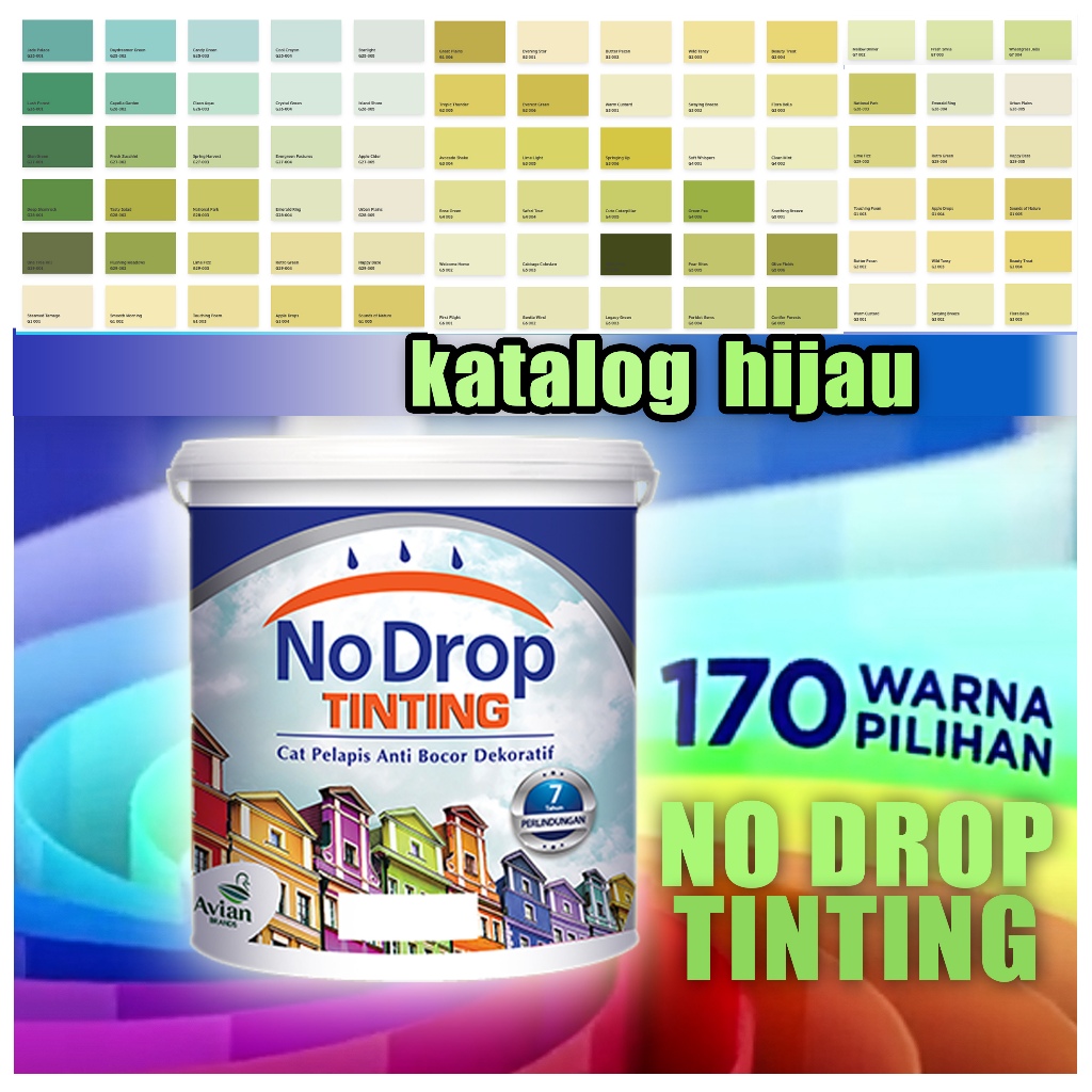 NO DROP TINTING GALON 4KG KATALOG WARNA HIJAU