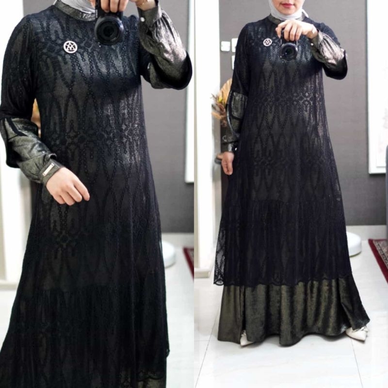 LANA DRESS BY AMORI GAMIS TERBARU ABAYA ORIGINAL