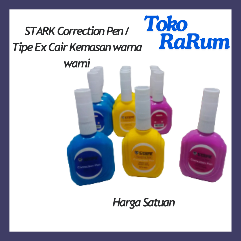 

Tipe X Correction Pen Murah / Tip-ex Cair - stark