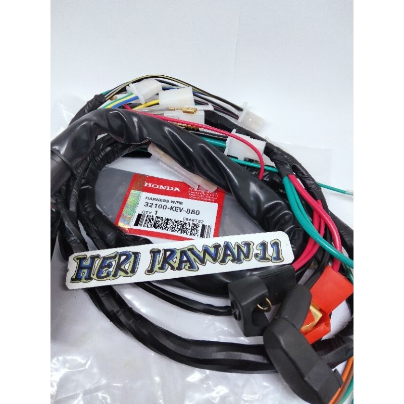 kabel body Supra X lama HARNESS WIRE KEV Honda Supra X lama.ORi