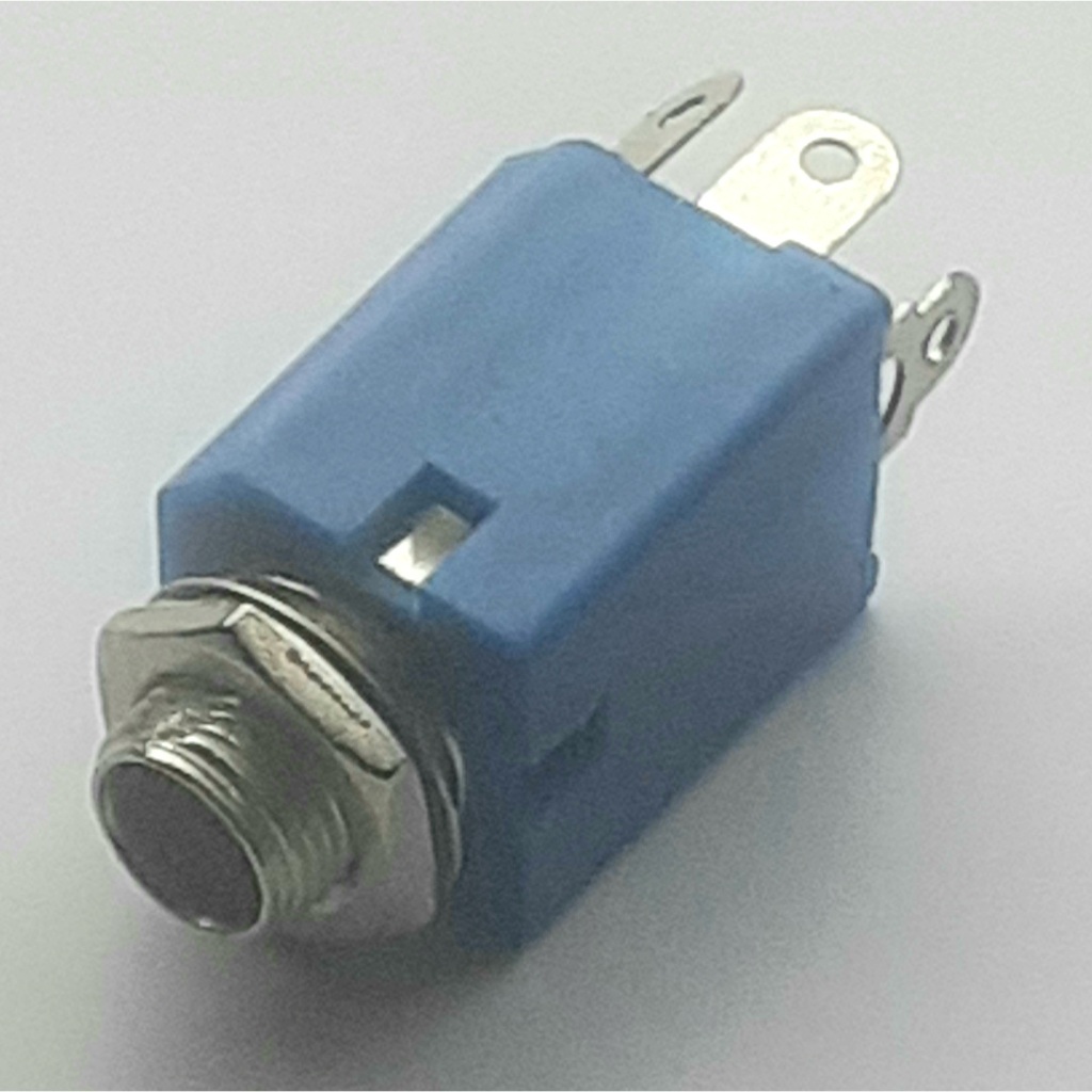 Soket akai mono biru/Soket mic 6.5mm
