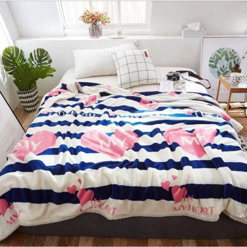 SELIMUT BULU JUMBO UKURAN 200X230