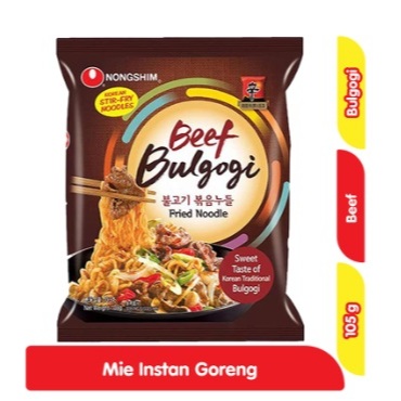 

NONGSHIM Mi Goreng Instan Beef Bulgogi 105 g