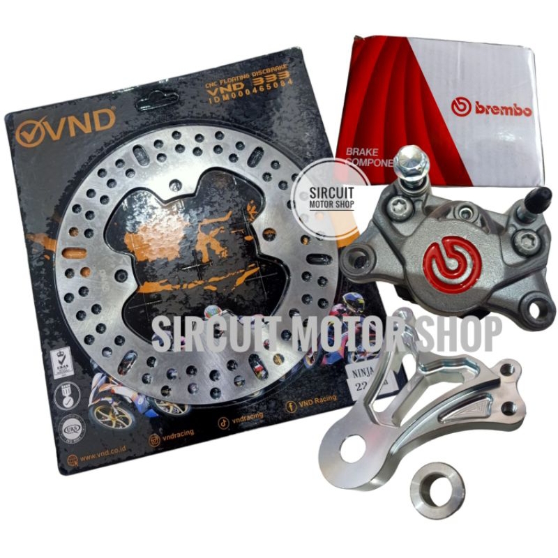 KALIPER BELAKANG NINJA 150 R SET PIRINGAN CAKRAM BELAKANG VND NINJA 150 R RR