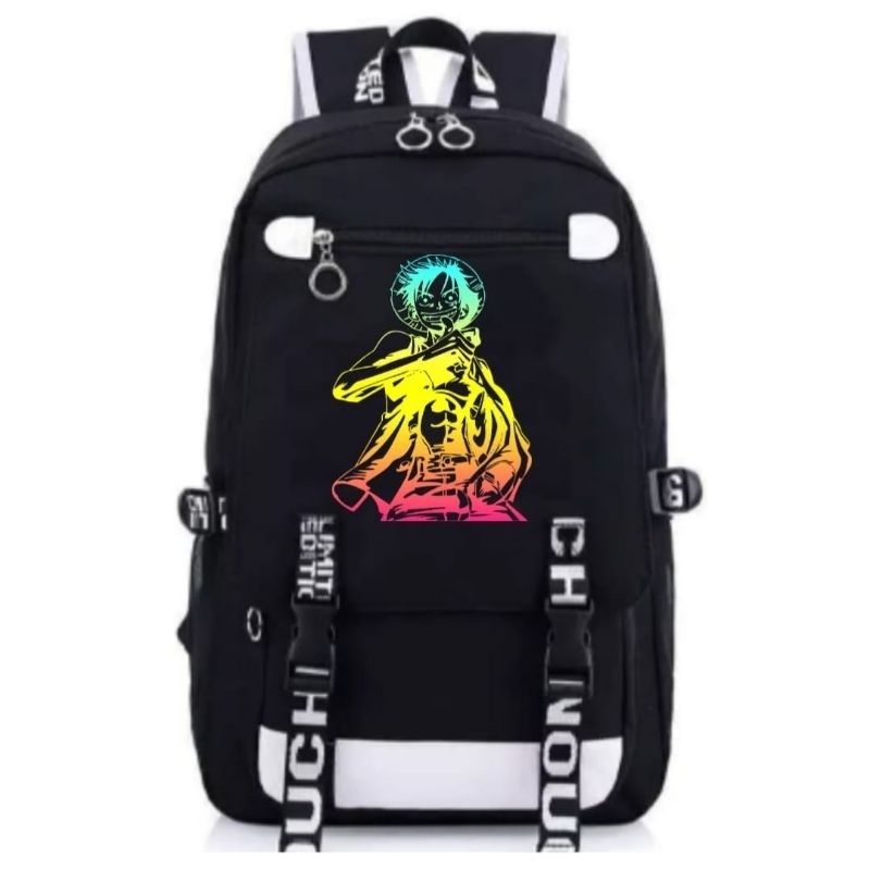 Tas Ransel Sekolah Terbaru One Piece 89 Sablon DTF Premium Cewe/Cowo Untuk Anak Smp Sd Tk Paud AL_89