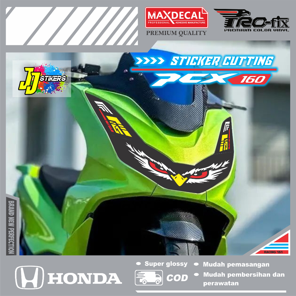 STIKER LAMPU DEPAN BELAKANG PCX NEW 160 2021/2022