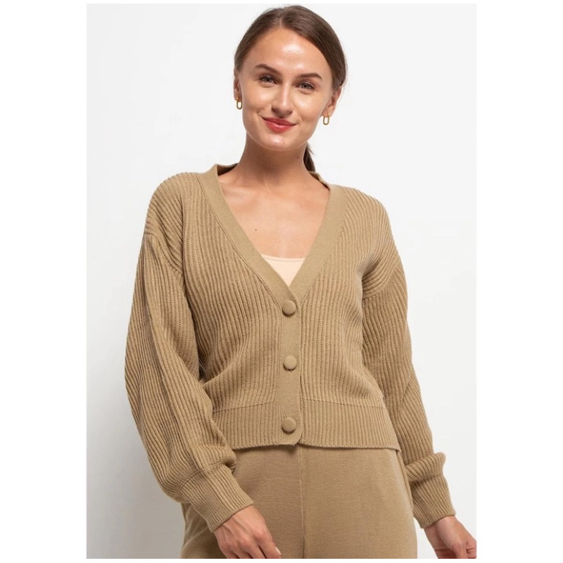 Noir Sur Blanc Faye Cardigan Cream preloved