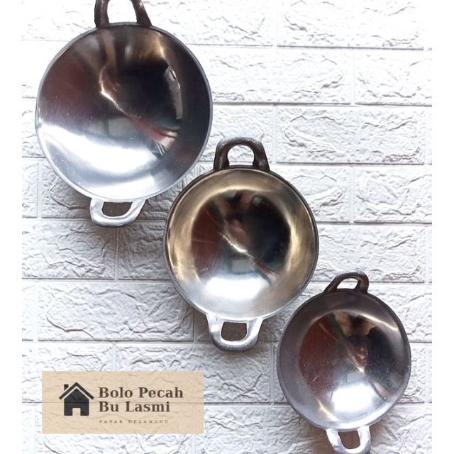 Promotion Wajan Alumunium Mini Kecil Serabi Batik Tersedia 4 Ukuran 7 8 9 1  Wajan Mini  Wajan Kecil