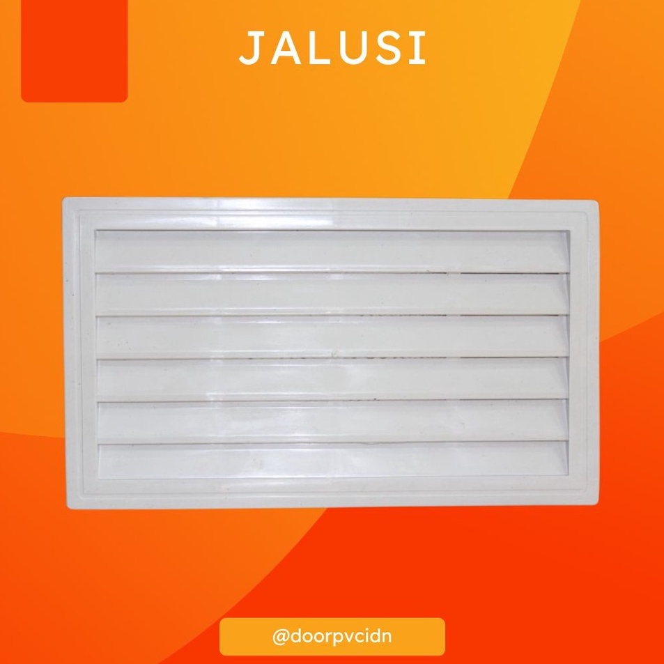 Ready Stok Kisi  Kisi Udara Jalusi  Ventilasi Udara Pintu Kamar Mandi PVC