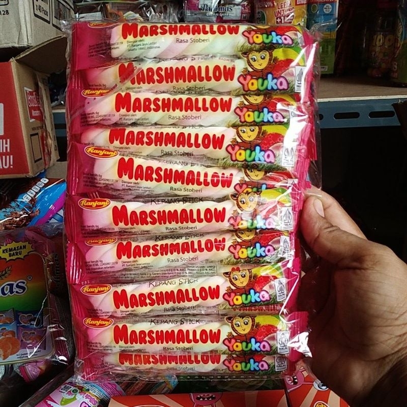 

youka marshmellow rasa strawberry