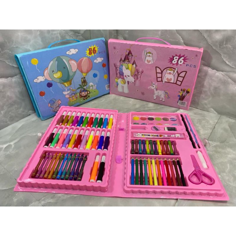 

KRAYON SET ART 86 PCS / ALAT MELUKIS MENGGAMBAR MEWARNAI ANAK