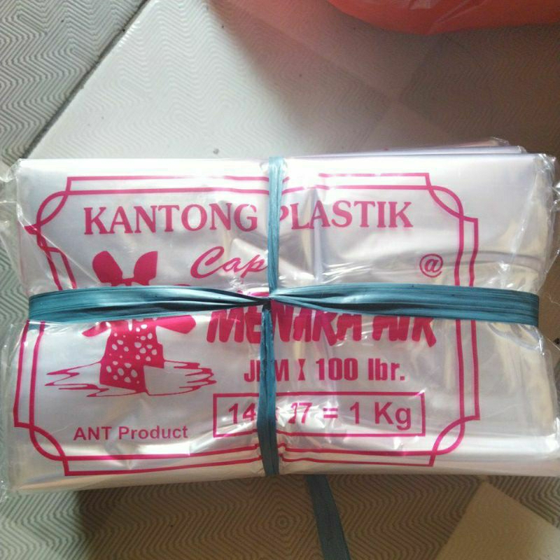 PLASTIK PP kualitas super ukuran 14x27/1kg
