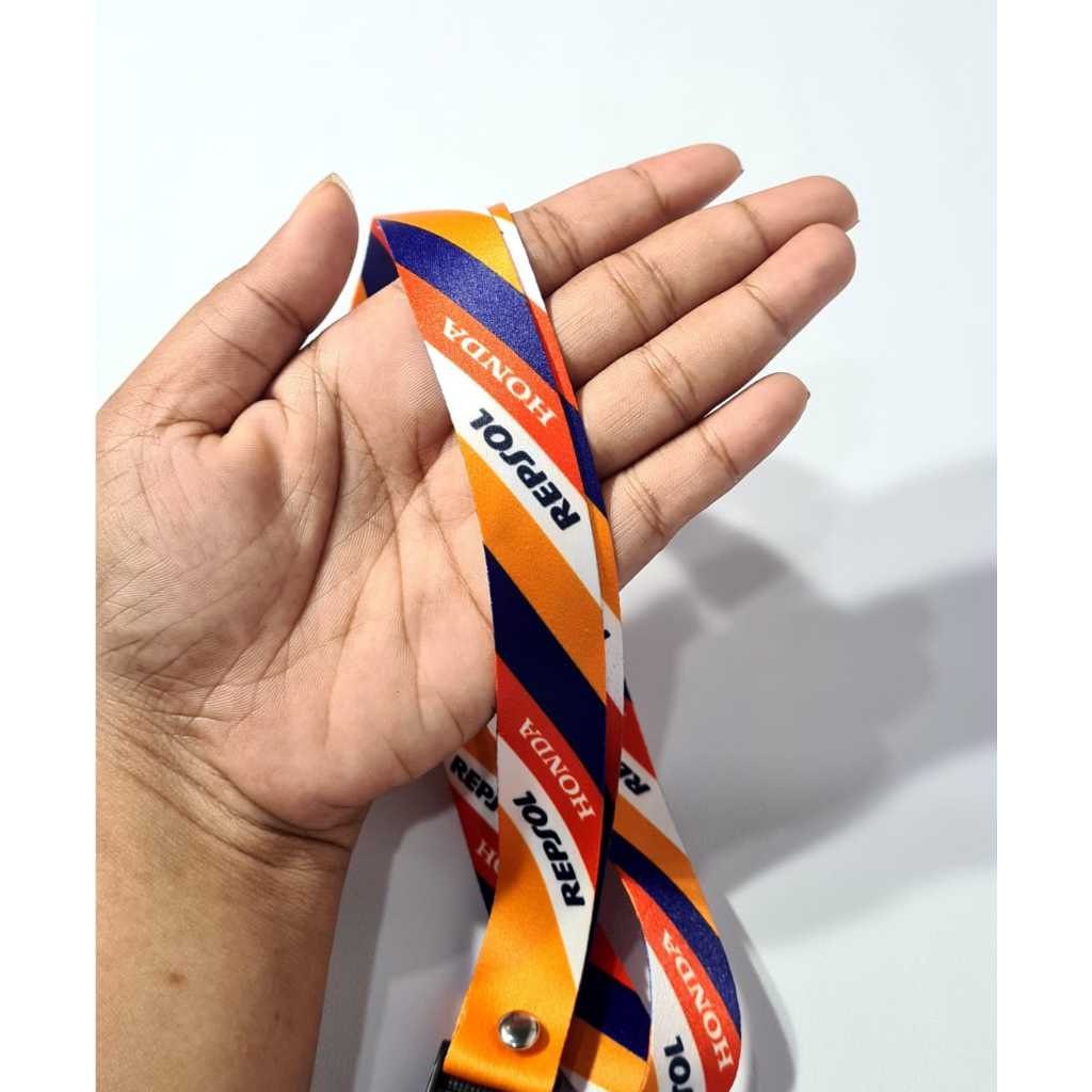 

Lanyard Premium Repsol Honda FREE Case Gantungan Oring Cantolan / Lanyard Custom Pancawarna 2cm 2sisi NSS