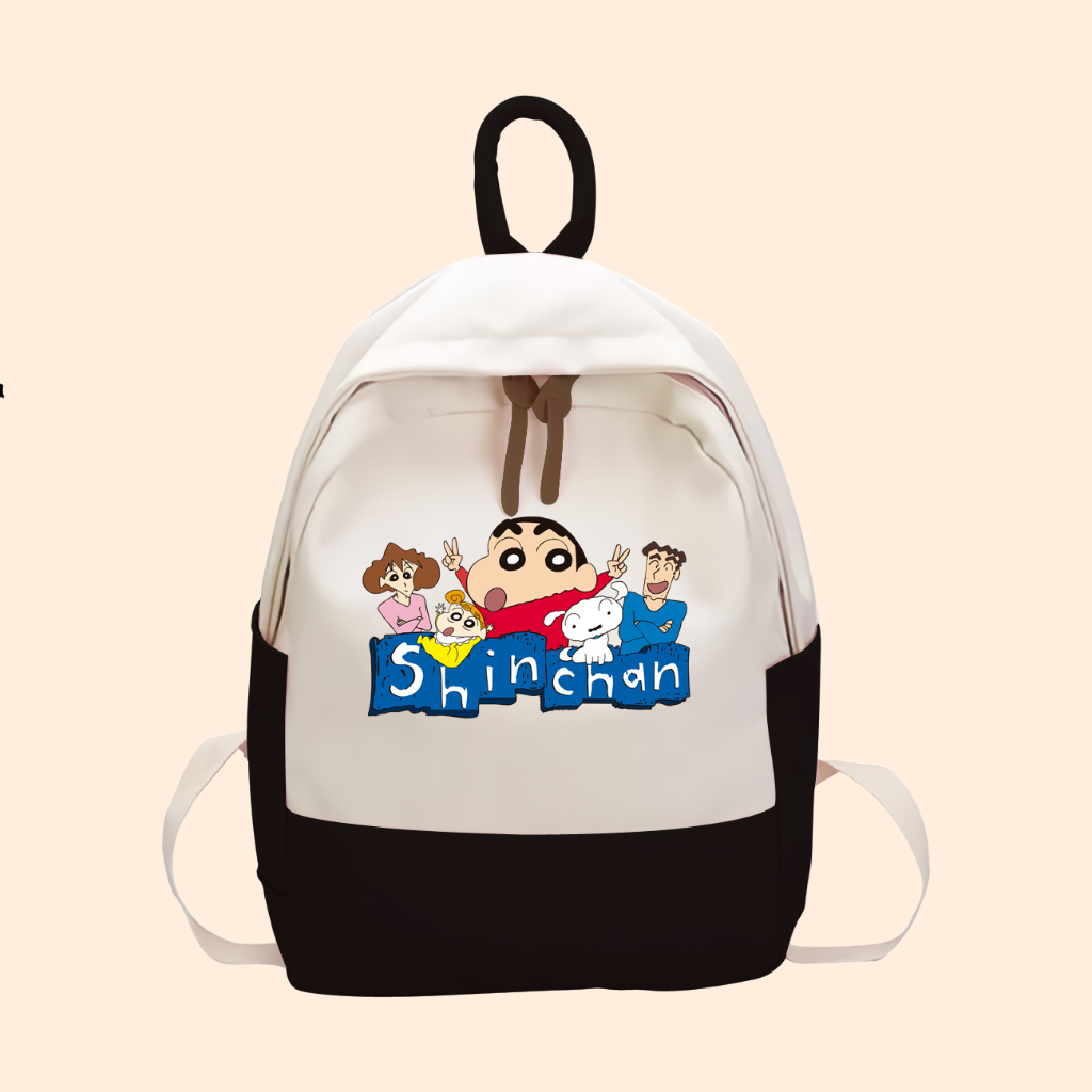 Tas Anak Kartun Crayon Shincan Anak SD TK Kantong Backpack Karakter Anak SHI-01