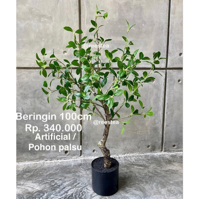 Pohon Beringin Tinggi 100cm / Pohon Hias Palsu/ Artificial plant