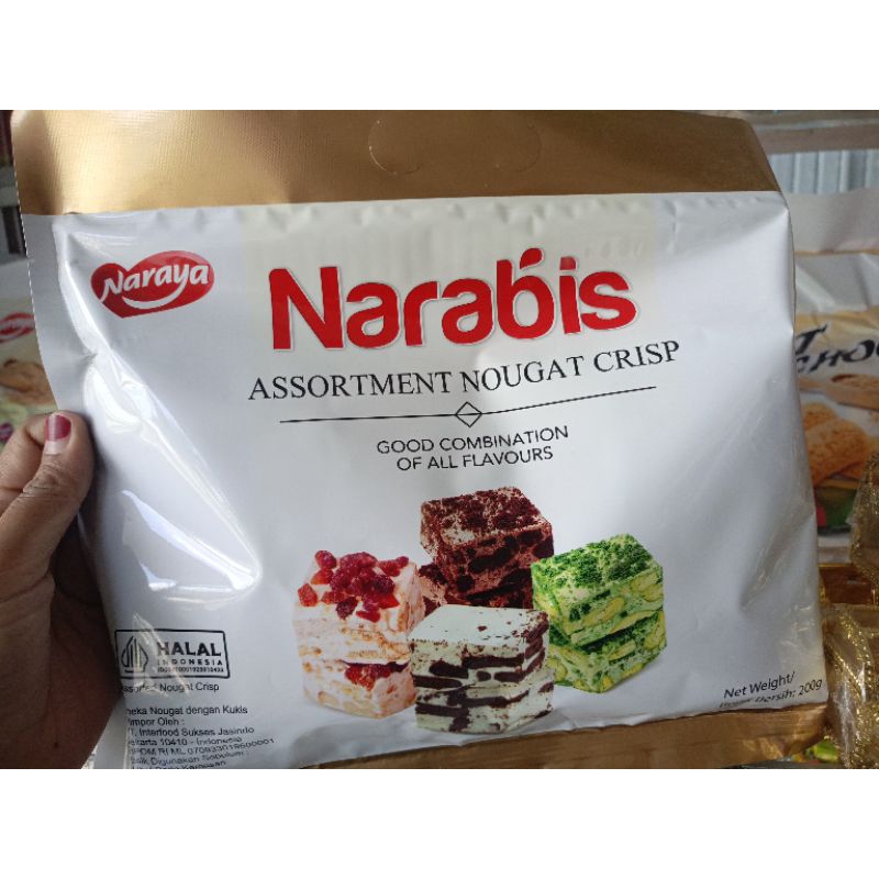 

narabis assosment nougat crips