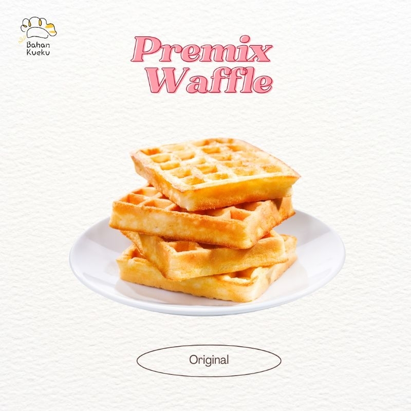 

1KG BAHAN KUE KU - TEPUNG INSTAN/ PREMIX WAFFLE PREMIUM