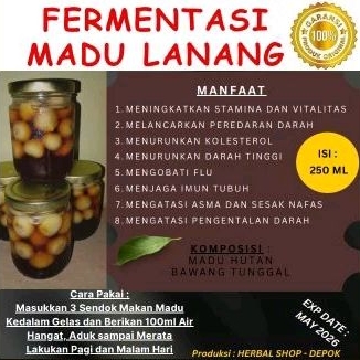 

Fermentasi Madu Lanang