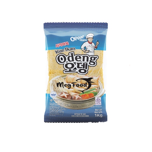 

Oppa Odeng Oden Eomuk Korea Fish Cake 1kg Halal