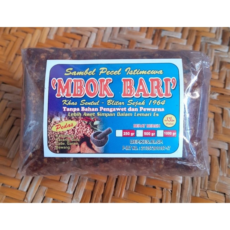 

Sambel Pecel Mbok Bari Khas Blitar (500 gr)