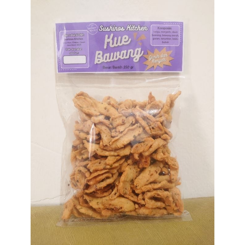 

Sushinos Kitchen Kue Bawang Plastik 250 gr