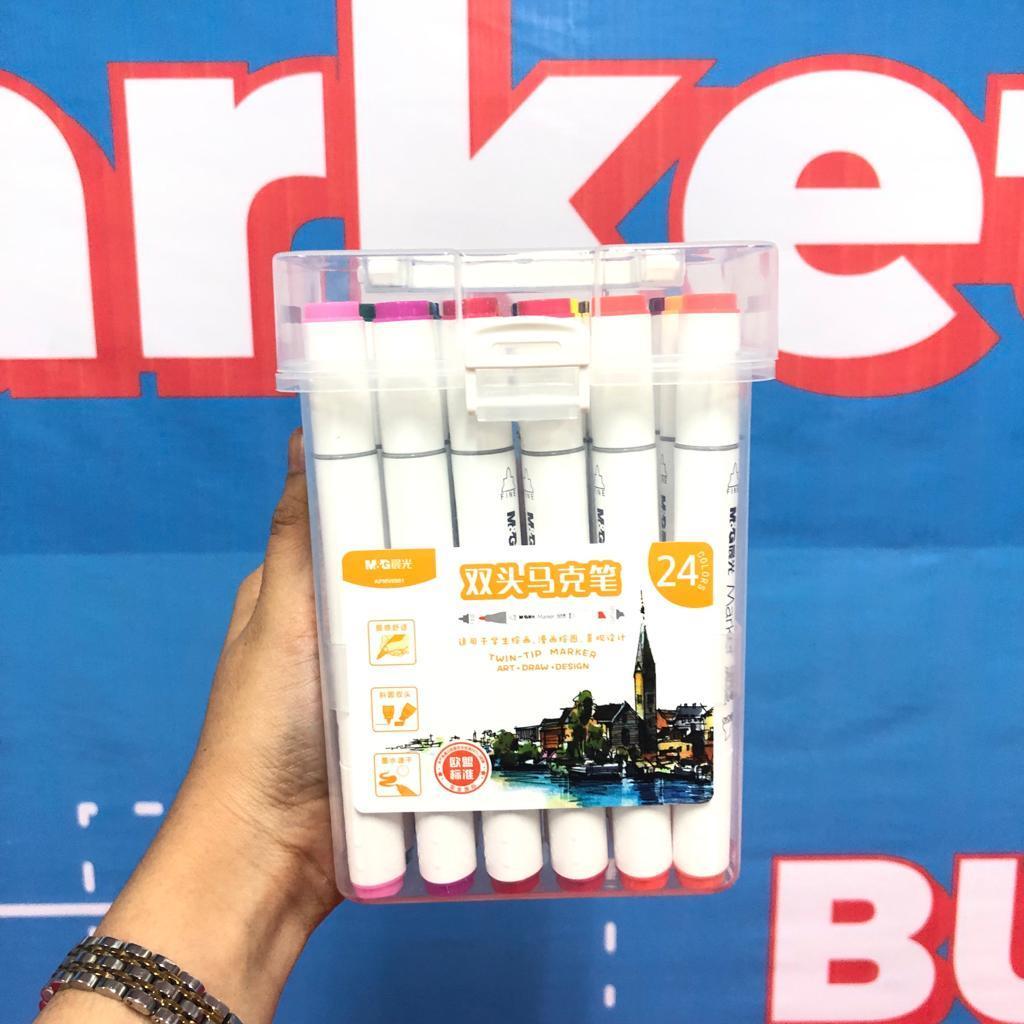 

M&G Double-tip Triangle Art Marker 24 colors