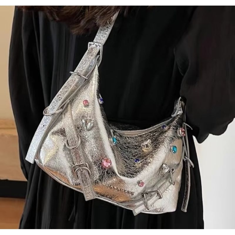 TAS SELEMPANG WANITA HANDBAG MANIK MANIK