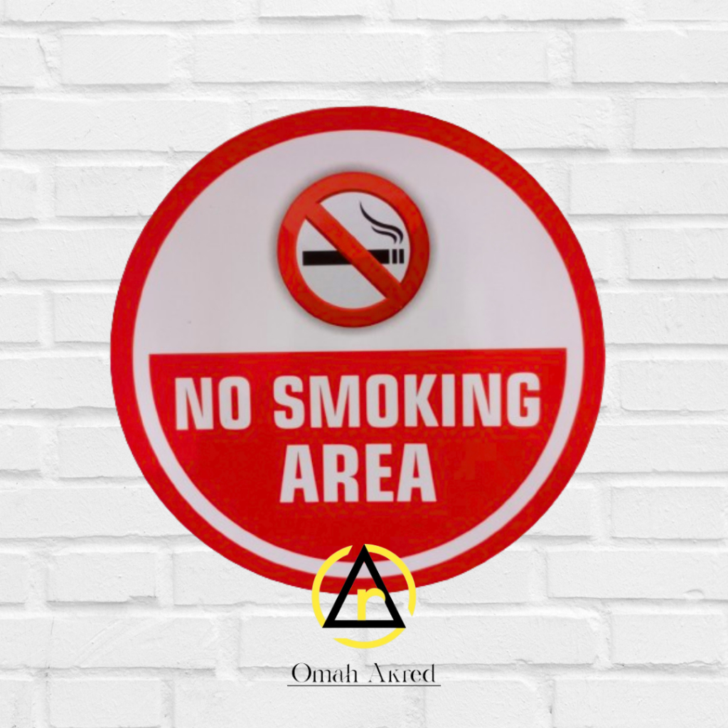 

Stiker No Smoking Area - Area Dilarang Merokok - Terima Kasih Tidak Merokok